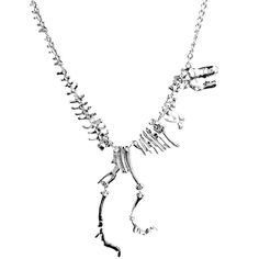 PRICES MAY VARY. Weight : Dinosaur necklace about 31g /pc. Nice gift: you can share with your affectionate lover, mom, daughter and friends. Size: total chain is 51.5 cm , 6.5cm can be adjustable. We have registered US trademark, quality assurance. If have any question,please contact us,thanks. Dear customers,welcome to our Amazon Jewelry Store,we are so honored to serve for you.If you have any question,pls don’t hesitate to contact with us.you can send us an Email,we will reply you within 12 ho Metal Dinosaur, Dinosaur Necklace, Amazon Jewelry, Dinosaur Skeleton, Necklace Jewelry, Necklace Pendant, Vintage Metal, Jewelry Stores, Skeleton