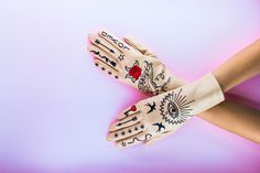 CREATE YOUR CUSTOM DESIGN (Use your style symbol or pattern) or ask us to make it! Unique gloves with embroidery. Made from eco-friendly vegan leather, absolutely cruelty-free. Compatible with all smartphones. You can order customization of size, color, or pattern. See all items: https://www.etsy.com/shop/FormaStore Want a different color? Let us know! ADDITIONAL INFORMATION: - Please note that colors can be slightly different from the ones you see on your screen. - To preserve original colors e Eye Embroidery Design, Evil Eye Embroidery, Eye Embroidery, Gucci Inspired, Party Tattoos, Mesh Gloves, Eye Of Providence, Formal Gloves, Driving Gloves