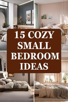 there are pictures of small bedroom decor ideas