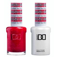 Dnd Gel Nail Polish, Dnd Nail Polish, Berry Cocktail, Ice Gel, Professional Nail Art, Gel Art, Gel Lacquer, Gel Polish Colors