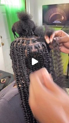 Top African Hairstyles on Instagram: "Learn how to braid 💯 Braiding tutorials #passiontwists . . Hairstylist @blessed_creations22" Long Marley Twists, Girls Back To School Hairstyles, Twist Braid Tutorial, Marley Twist Hairstyles, Afro Twist Braid, Natural Hair Salon, Island Twist, Afro Twist, Natural Hair Salons