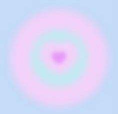 an image of a blue and pink circular object in the middle of a white circle