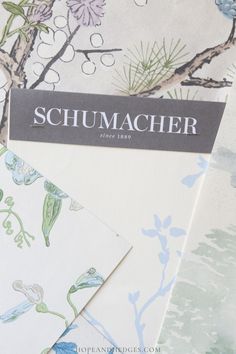 an assortment of wallpapers with the name schmaacher on them and flowers