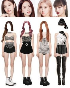 Blackpink Outfit, Mv Outfits, Coachella Outfits, Kpop Fits, Scripting Ideas, Group Outfits, Idol Outfit