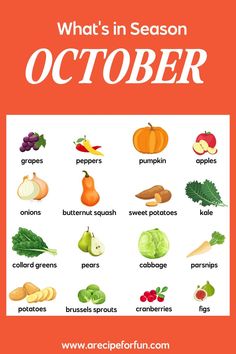 what's in season for october?