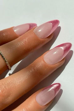 Spring nails, nails, almond nails, nail inspo, nails asthetic, cool nail inspo, nail art designs, short acrylic nails, acrylic nails, easter nails, summer nails, unique nails, unique nail design, pink nails, nails 2024, summer nails, short nail set, floral nails, trendy vacation nails, coral nails, sassy nails, beach vacation nails simple, cute summer nails, nail trends 2024, basic baddie nail, floral nails, short nail set, nail inspo 2024, april nails, nail designs spring Pink Chrome Short Almond Nails, Wedding Guest Nails Ideas Almond, Like Pink Chrome Nails, Almond Pink Chrome French Tip Nails, Pink Chrome Nails Aesthetic, Pink Aura Nails With Chrome, Paznokcie Hello Kitty, Kutek Disney, Pink French Nails