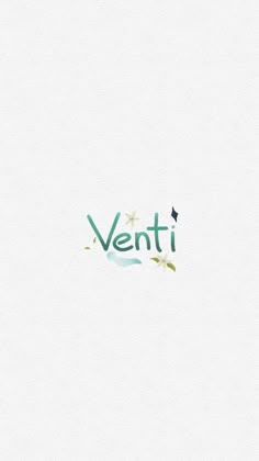 the word ventti is written in green ink