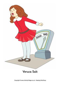 a woman standing on top of a scale with the words good and bad written in it