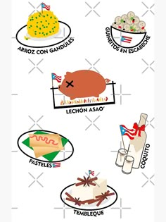 the different types of food are shown in this diagram