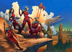 Les Edwards, Warrior Battle, Space Warrior, Alien Stuff, Pulp Science Fiction, Claudio Bravo