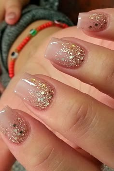 Perfect Pink Nails You’ll Want to Copy Immediately ★ See more: http://glaminati.com/perfect-pink-nails/ Graduation Nail Designs, Nails Graduation, Nails Unique, 2023 Nails, Graduation Nails, Gold Glitter Nails, Her Nails, Nails Simple, Nails Pink