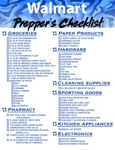 21 Point Prepper’s Checklist For Stocking Up at Your Grocery Store – M.D. Creekmore Prepper Binder, Emergency Preparedness Binder, Emergency Preparedness Items, Emergency Preparedness Food, Emergency Food Storage, Emergency Survival Kit