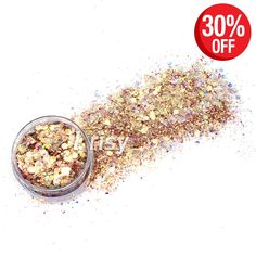 Fairy Light Glitter Powder (Body,Nails,Eyeshadow,Tumbler) YJ03 Glitter — Lrisy Hair Decorations