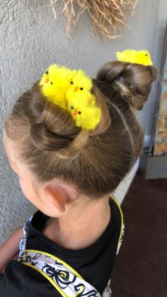 Cute bird nests hairstyle #hairstyles #crazyhairday Bird Nest Hair, Childrens Hairstyles, Curly Shag Haircut, Hair Styels, Bird Nests, Victorian Hairstyles, Bridesmaid Hair Makeup