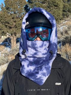 Elastic drawstring for cinching hood around face. Face covering and hood can be lowered/ raised separately. Made from the highest quality anti pill fleece Outdoor Fits, Hood Balaclava, Ski Hood, Ski Balaclava, Helmet Hood, Face Face, Winter Adventure, Horse Stuff, Face Covering