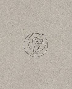 a drawing of a dog in a circle