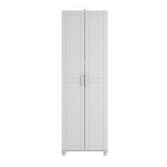 Callahan 24" Multipurpose Utility Storage Cabinet with 5 Shelves - White - N/A Utility Storage Cabinet, Media Storage Cabinet, Free Standing Cabinets, Utility Cabinets, Laminated Mdf, Shaker Style Doors, Utility Storage, Garage Cabinets, Laundry Room Storage