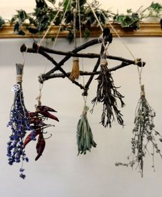 Herb Hanger, Yule Gift, Magia Das Ervas, Witchy Crafts