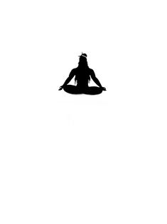 a woman sitting in the middle of a yoga pose