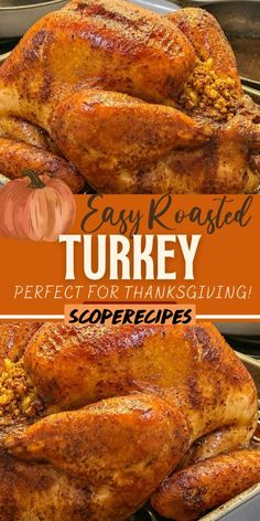 easy roasted turkey perfect for thanksgiving soufrecies are in the oven and ready to be cooked