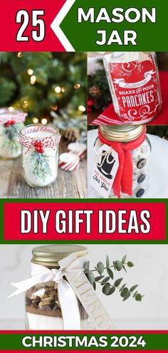 mason jar diy gift ideas for christmas