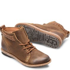 Temple | Born Shoes 2021 Outfits, Born Boots, Shoes Sale, Shoes And Boots, Born Shoes, Walking Boots, Braided Strap, Comfort Shoes, Distressed Leather