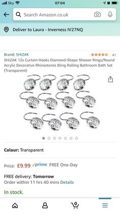 an iphone screenshot shows the price of diamond rings on amazon's app store