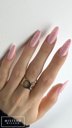 Inspiracje paznokciowe Gold Glitter Nails, Acrylic Nails Coffin Short, Dream Nails, Best Acrylic Nails