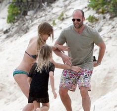 Statham Jason, Ellen Degeneres And Portia, Beach Outing, With Girlfriend, Portia De Rossi, Victoria Secret Model