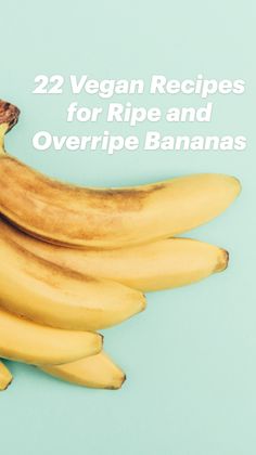 a bunch of ripe bananas on a blue background