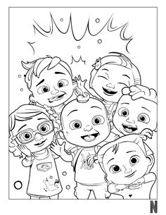 coloring pages for children with cartoon characters