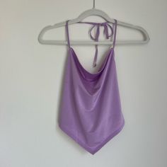 Crop Top Cami Top Cowl Neck Color: Lilac Purple Satin Top For Spring, Spring Purple Satin Top, Nordstrom Sleeveless Tops For Summer, Nordstrom Sleeveless Summer Tops, Nordstrom Sleeveless Tops For Spring, Spring Fitted Tops By Nordstrom, Spring Fitted Tops From Nordstrom, Spring Nordstrom Fitted Tops, Good Luck Girl