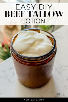 Magnesium Tallow Lotion, How To Make Whipped Tallow Lotion, Liquid Tallow Soap Recipe, How To Make Beef Tallow Moisturizer, Beef Tallow Moisturizer Recipe, How To Make Beef Tallow Lotion, How To Can Beef Tallow, Homemade Beef Tallow Lotion, Beef Tallow Sunscreen