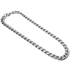 Material: Stainless Steel Fashion Element: Quadrilateral Style: Net red wind Cuban Link Chain Necklaces, Stainless Steel Chain Necklace, Mens Jewelry Necklace, Estilo Hip Hop, Neck Chain, Hip Hop Jewelry, Cuban Link Chain, Cuban Chain, Stainless Steel Necklace