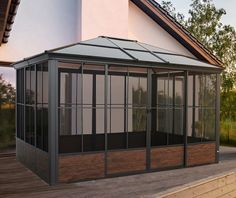 Outdoor Screen Room, Romantic Garden Party, Enclosed Gazebo, House Frame, Screened Porch Designs, Garden Party Ideas, Outdoor Screens, Screen House, Patio Enclosures