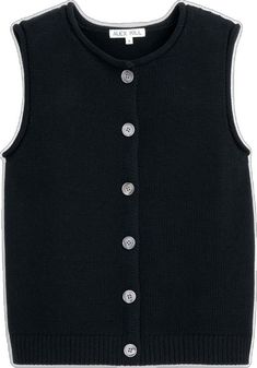 Classic Ribbed Sleeveless Vest, Sleeveless Cotton Sweater For Work, Classic Cotton Crew Neck Sweater Vest, Casual Ribbed Vest For Work, Classic Ribbed Winter Tops, Cotton Sweater Vest For Workwear With Crew Neck, Cotton Ribbed Sweater Vest For Layering, Classic Cotton Sweater Vest For Work, Classic Knit Sweater Vest