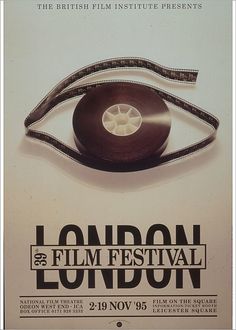 an advertisement for the london film festival