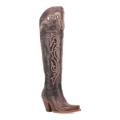 Knee High Cowboy Boots, Dan Post Boots, Dan Post, Chocolate Leather, Tall Leather Boots, Leather Cowboy Boots, Pull On Boots, Fashion Heels, Brown Leather Boots