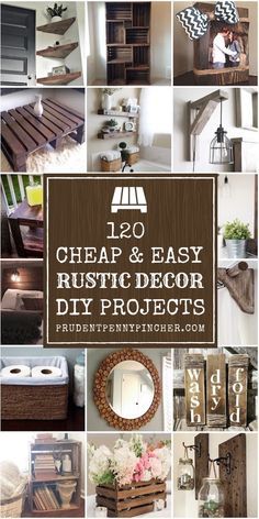 the top 10 cheap and easy rustic decor projects