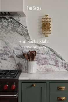 the cover of ann sacks's new cookbook, explore our culinary collection by ann sacks