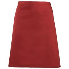 Pack of 2 Mid length (or half apron) available in 28 colors Self fabric ties 35in long Width: 27.5in Length: 20in 60 degrees domestic wash Size one size Fabric: 65% Polyester, 35% Cotton twill Weight: 195gsm. Color: Red. 60 Degrees, Half Apron, Christmas Wrapping, Mid Length, Cotton Twill, Apron, Red, Christmas, Fabric