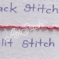 two stitchs that are next to each other with the words black stitches on them