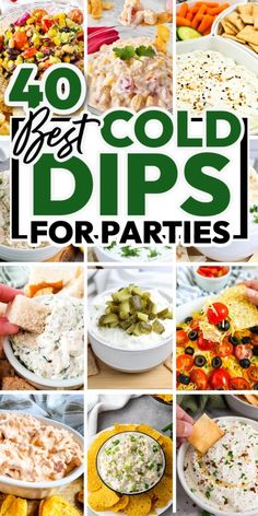 the top 10 cold dips for parties