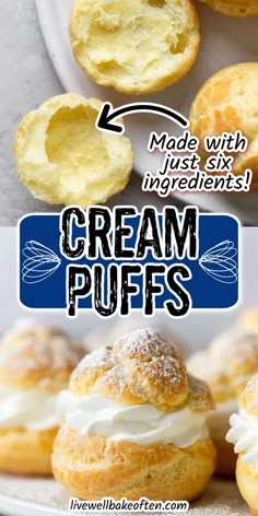 cream puffs are made with just six ingredients