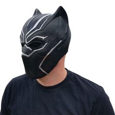 PRICES MAY VARY. Choose the LARGE SIZE if your baseball hat is Large/Extra Large! Choose the SMALL SIZE if your baseball hat is Small/Medium! This mask fit snuggly, just like in the movies! Become A Superhero Panther! Licensed & Copyright Headgear! Perfect mask (helmet) for Panther Costumes, Dress Up, Parties, Festivals, Raves, Mardi Gras, Carnival, Halloween, Props or Cosplay Panther Costume, Superhero Halloween, Mask Images, Carnival Halloween, Mardi Gras Carnival, Mask Halloween, Masquerade Party, Halloween Props, Halloween Masks