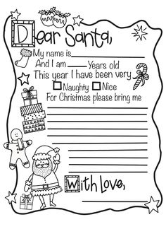 a christmas letter to santa with the message dear santa and i am very old, this year have been very merry