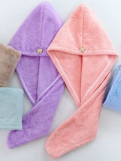 Casual Hair, Hair Drying, Slides For Women, Shower Caps, Hair Towel