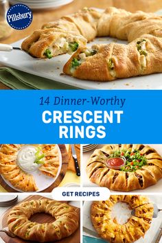 Quick Dinner Ideas Crescent Rolls, Crescent Roll Recipes Dinner Pizza, Ring Food Crescent Rolls, Something Easy To Make For Dinner, Crescent Ring Dinner Recipes, Sandwich Ring Recipes, Meals Using Crescent Rolls, Creasant Roll Ring Recipes, Broccoli Chicken Crescent Ring