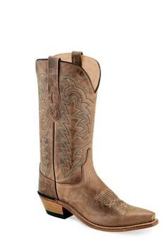 Old West Girls' Women's Fashion Wear Boots Old West Fashion, Cowboy Aesthetic, Womens Cowgirl Boots, Tractor Supply, Cowboy Boots Women, Western Leather, Dark Tan, Western Cowboy Boots, Old West