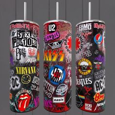 the rolling stones stickers are all over this can